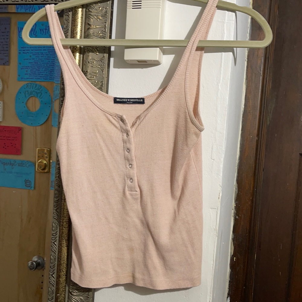 Pink brandy Melville tank top